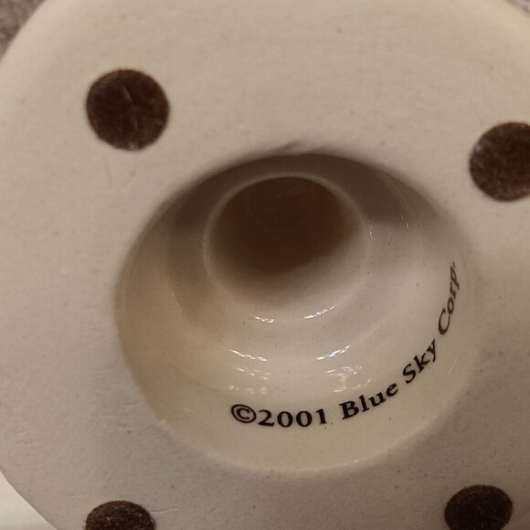 NIB: VINTAGE CLAYWORKS CERAMIC ORNAMENT "Family - Purple" - SA20295 - Picture 3 of 4